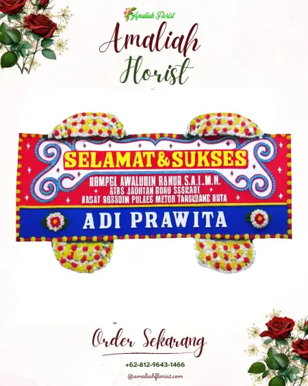 Papan Bunga Ucapan Selamat Kedung Baruk